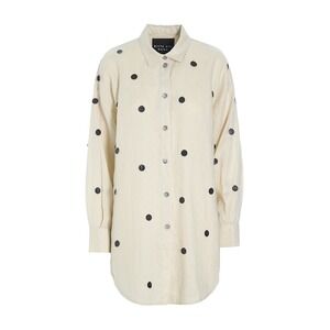 BITTE KAI RAND airy linen sequins shirt tunic new‎ womens medium